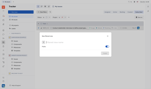 Huly
			       ux ui design