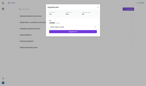 Freckle
			    ux ui design
