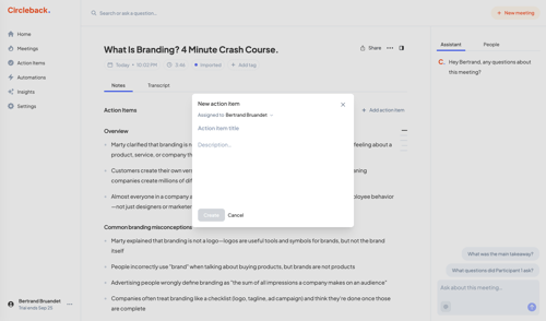 Circleback
			     ux ui design