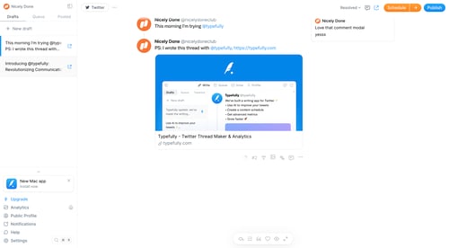 Typefully
			        ux ui design