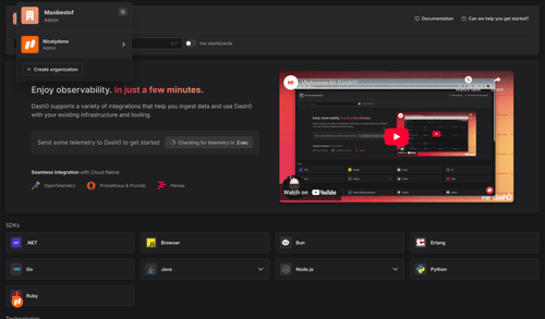 Dash0
			      ux ui design