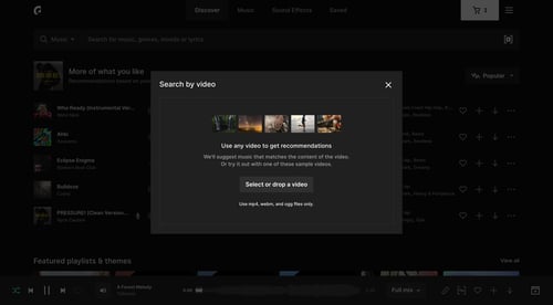 Epidemic Sound
			     ux ui design