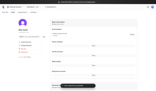 Clerk
			              ux ui design