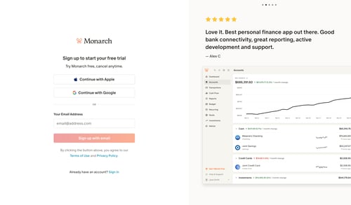 Monarch
			                 ux ui design