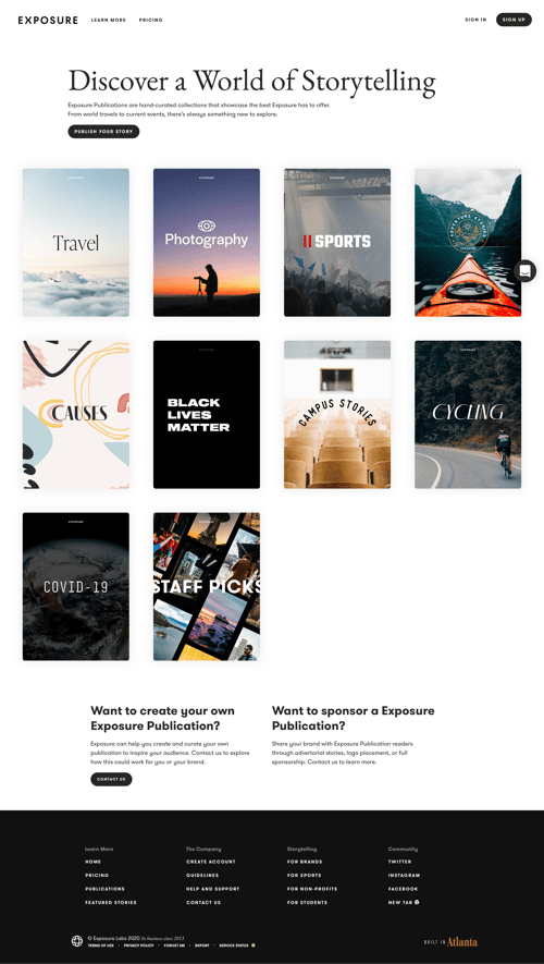 Exposure
				knowledge page example