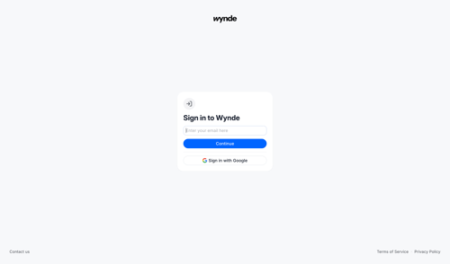 Wynde
			    ux ui design