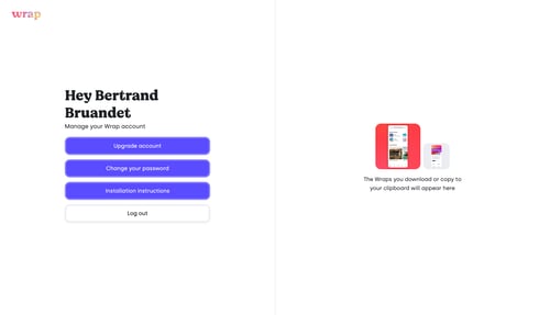 Wrap
				home page example