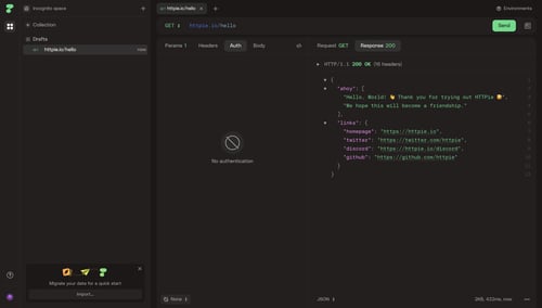 Httpie
				detail page page example