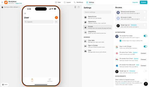 Glide
			    ux ui design