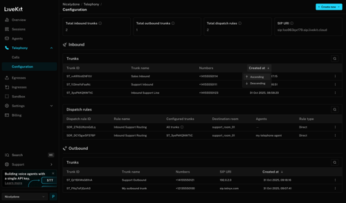 Livekit screen example