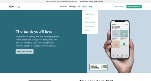 N26
			      ux ui design
