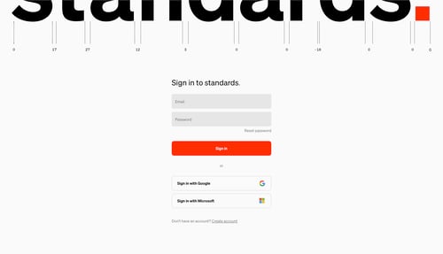 Standards
				signin page example