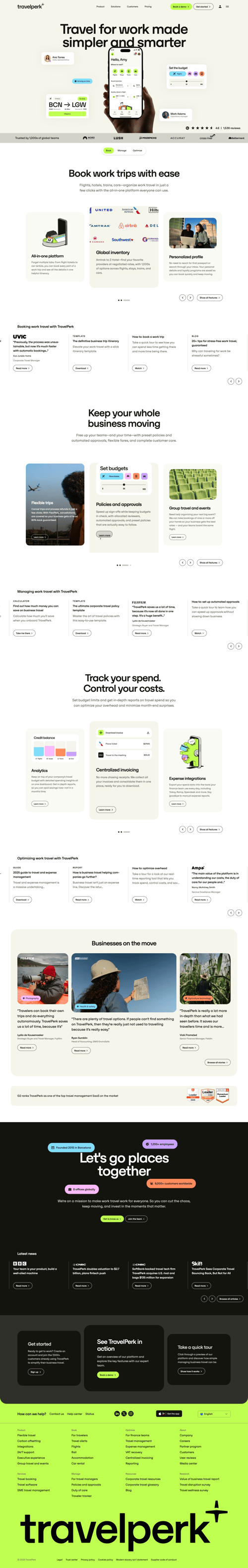 Travelperk screen example