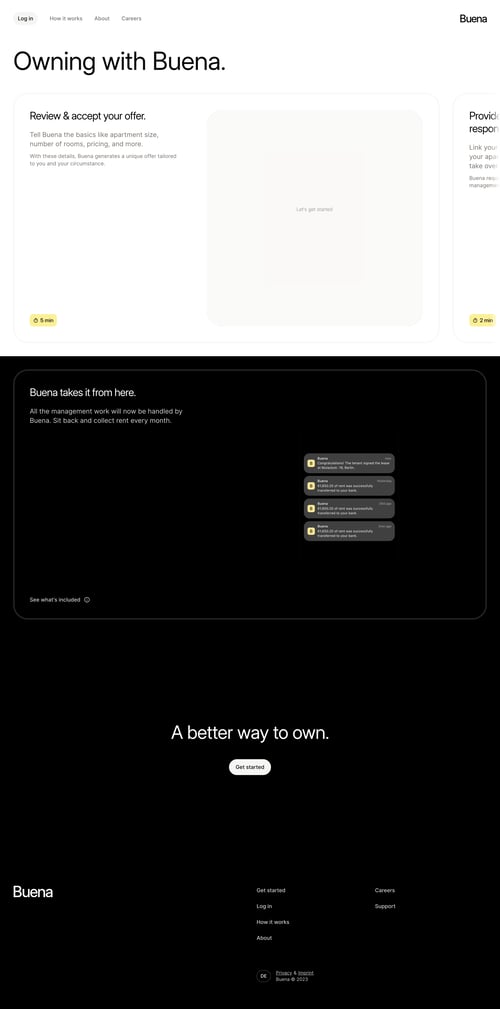 Buena
				product page page example