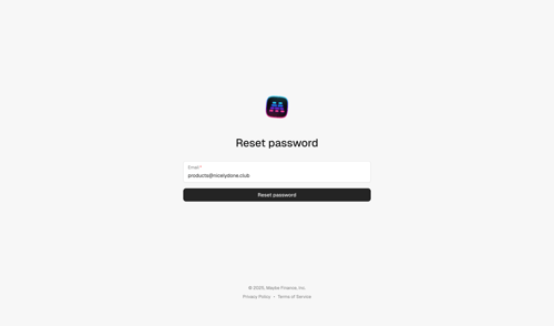 Maybe Finance
				create page example