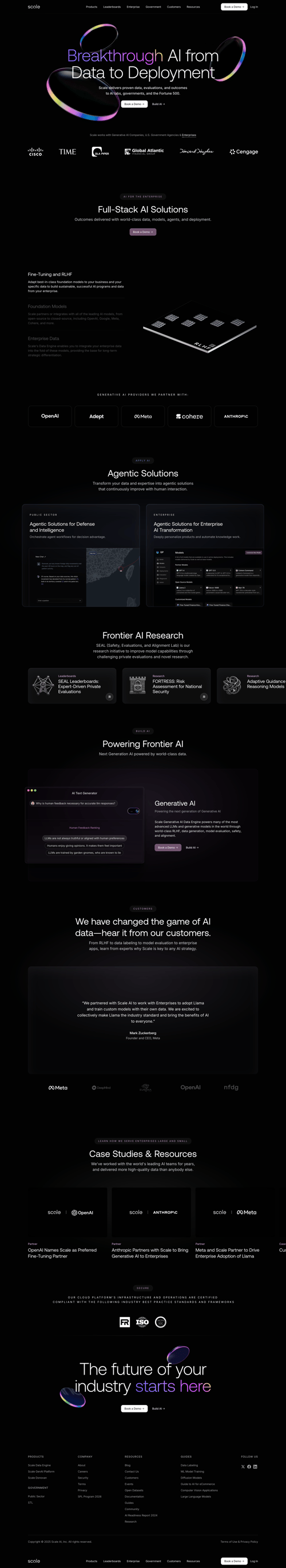 Scale
				landing page page example
