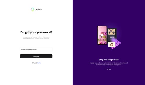 Creatopy screen example