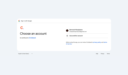 Circleback
			   ux ui design