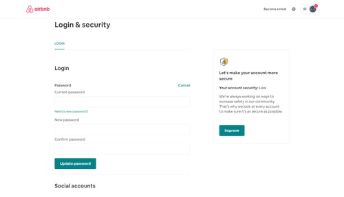 Airbnb
			            ux ui design