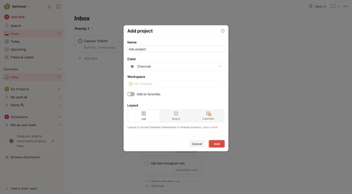 Todoist
			         ux ui design