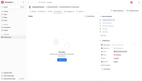 Attio
			       ux ui design