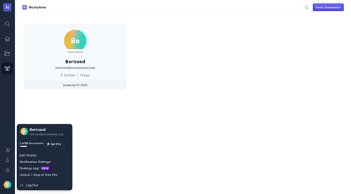Scribe
			         ux ui design