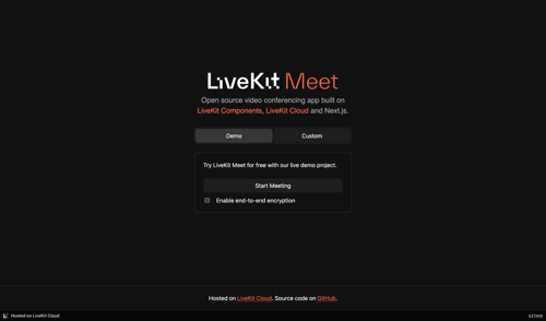 Livekit screen example
