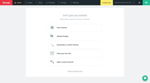 Format
				onboarding page example