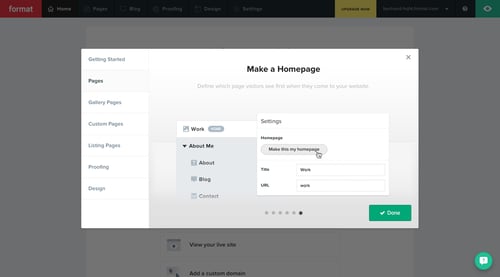 Format
				onboarding page example