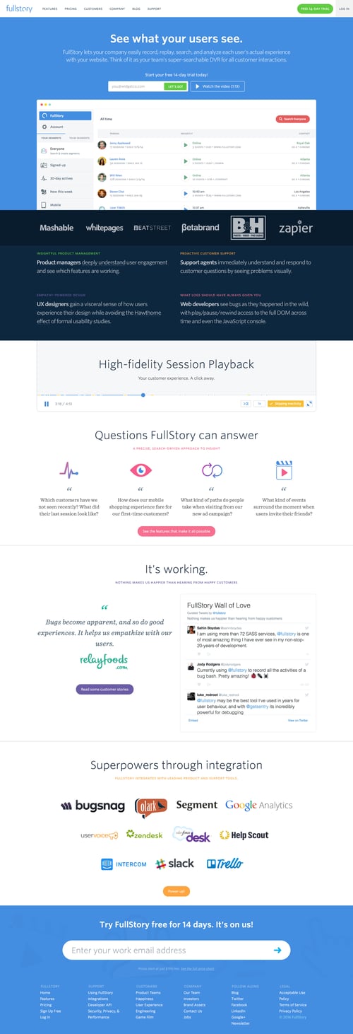 Fullstory
			 ux ui design
