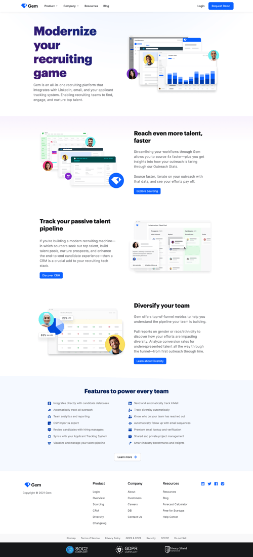 Gem
			 ux ui design