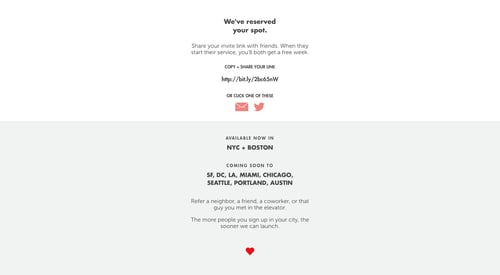 Hello Alfred
				referral & invite your friends page example