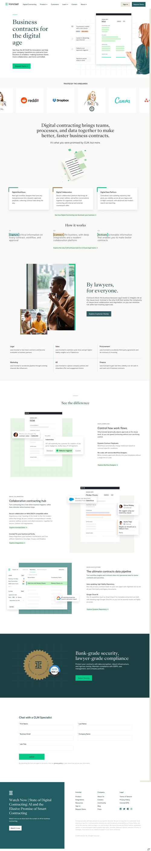 Ironclad
			  ux ui design