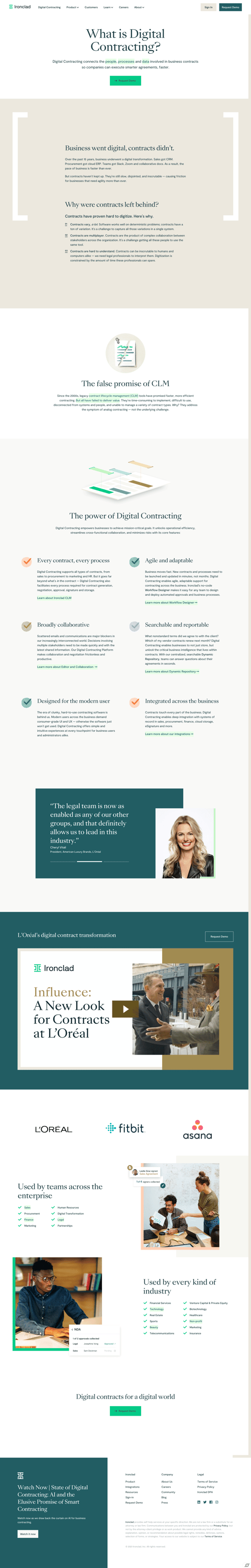 Ironclad
				product page page example