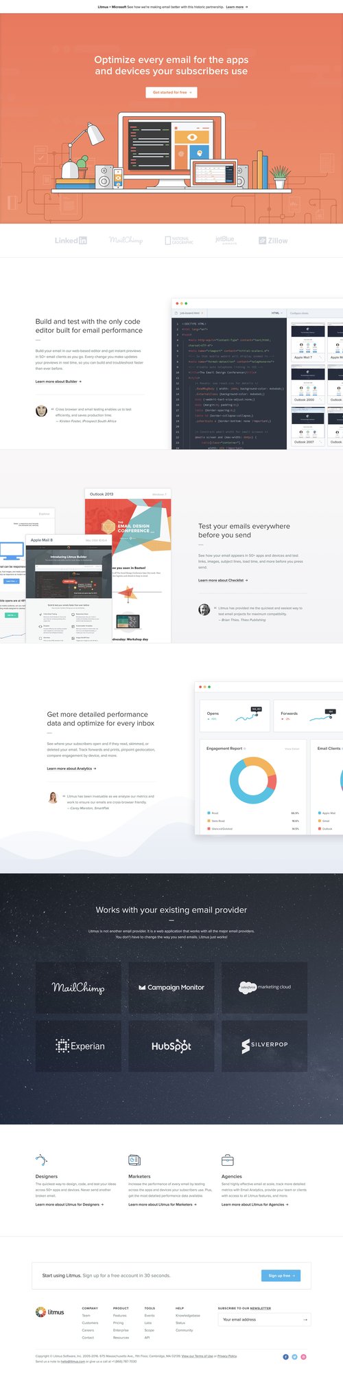 Litmus
				 page example