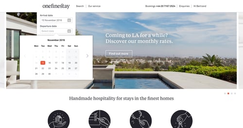 One fine stay
				search page example
