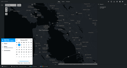 Onfleet
				calendars page example
