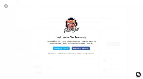Product Hunt
				signin page example