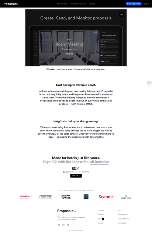 Proposales
				product page page example