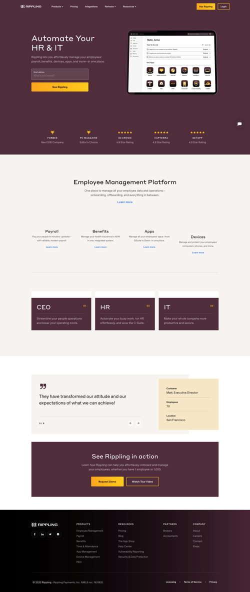 Rippling
page example