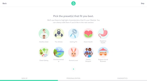 Sage project
				onboarding page example