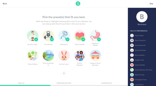 Sage project
				onboarding page example