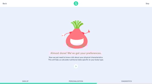 Sage project
				onboarding page example