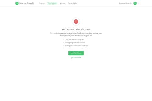 Segment
				empty state page example