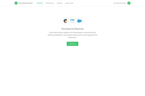 Segment
				empty state page example