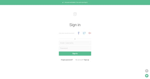 Tookapic
				signin page example