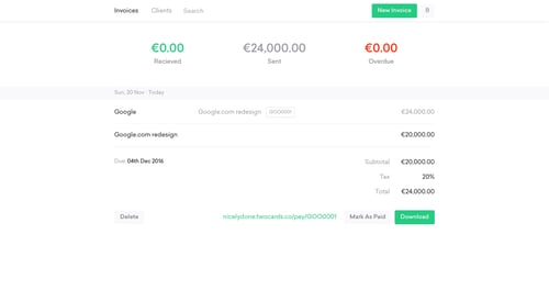 Two cards
				detail page page example