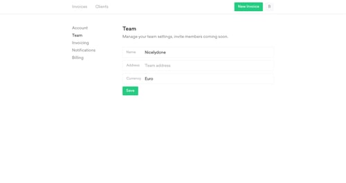 Two cards
				settings page example