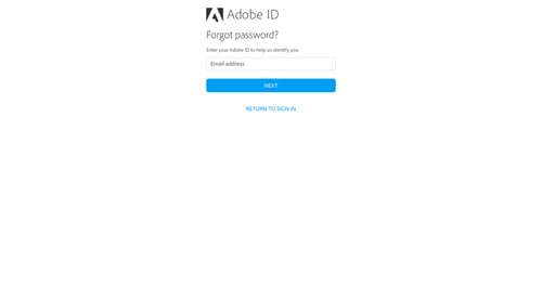 Typekit
				password reset page example