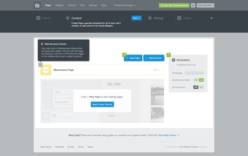 Virb
				dropdown & other states page example